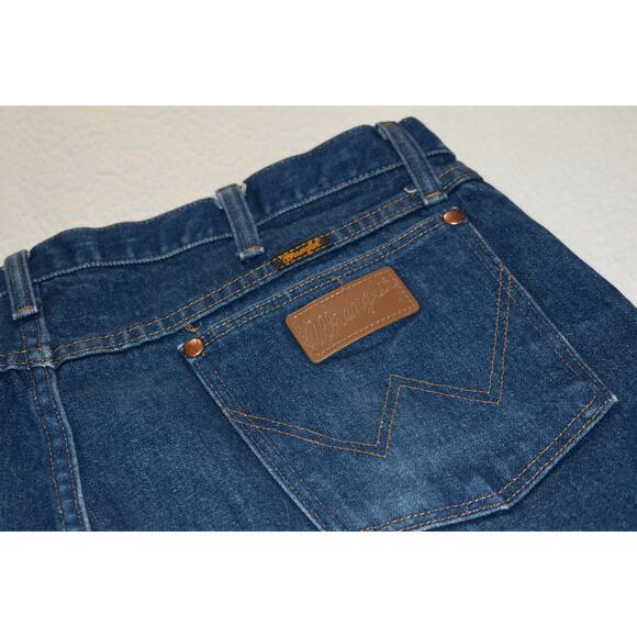 Wrangler Western Jeans Mens Size 38 x 36 TALL Cowboy Bootcut Fit 13MWZ Denim - Picture 1 of 8